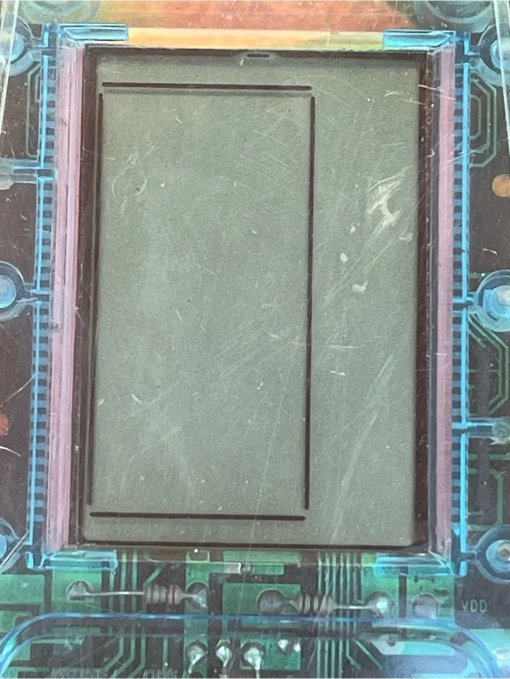 Vintage PocketPad game player Transparent Blue Game Player